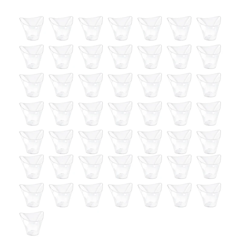 

Прозрачные одноразовые десертные чашки