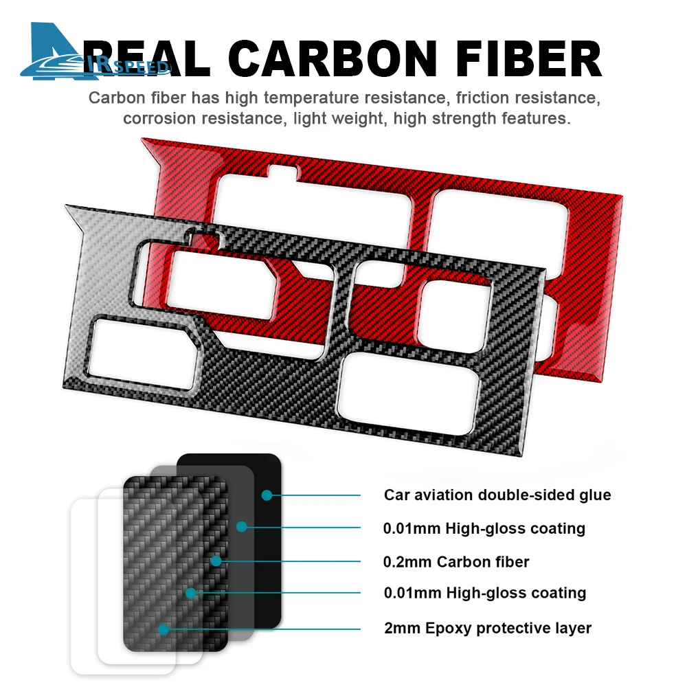 Настоящая мягкая наклейка из углеродного волокна для Toyota Tundra 2022 2023 2024 рамка