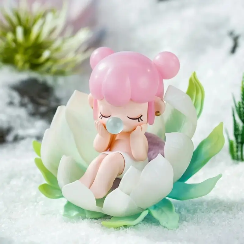 Фото ROLIFE Оригинальная коллекция фигурок Nanci Wind Blossom Flower Series в формате сюрприз-бокса, декоративная фигурка для стола, коллекционная игрушка, подарок на день рождения. №4