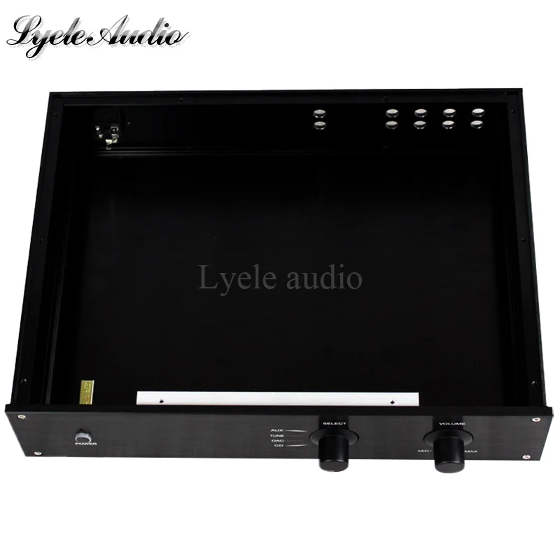 Lyele усилитель 312*425*90 мм металлический алюминиевый корпус с эффектом потертости