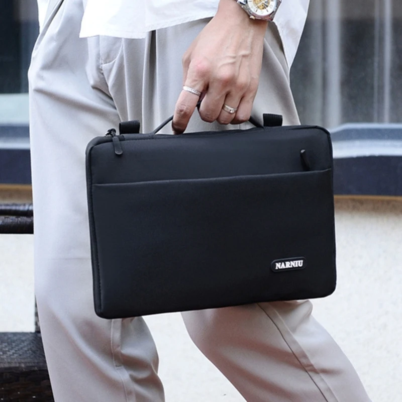 

Laptop Shoulder Bag Briefcase 12 14 16in Tablet Sleeve Bags Durable and Lightweight Messenger Computer Notebook Bag