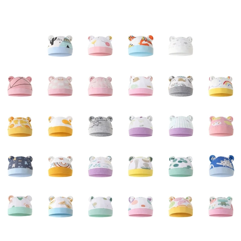 

Детская шапка с медведем и ушками