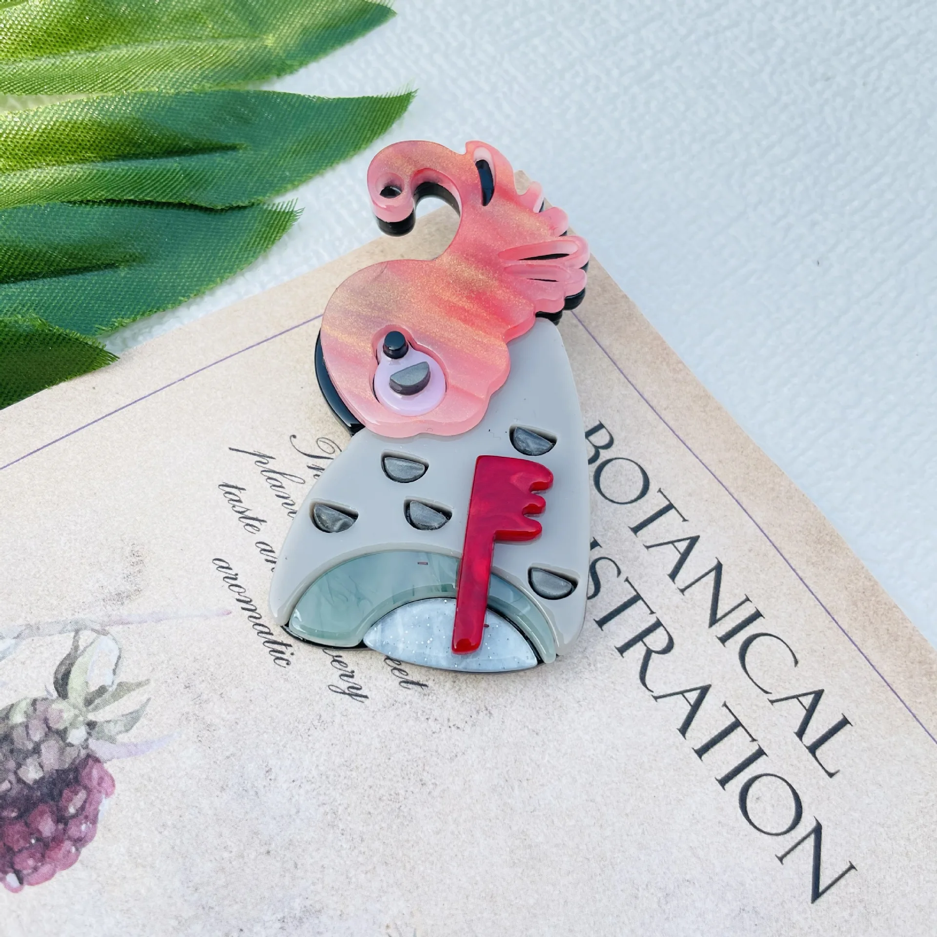 

Wuli&baby Acrylic Parrot Bird Brooches For Women Unisex Animal Party Causal Brooch Pin Gifts