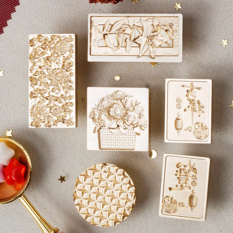 

3D chinese wax stamp 45mm Wax seal stamp flower wax seal,sealing 3D scrapbooking stamp,Vintage Sealing Stamp
