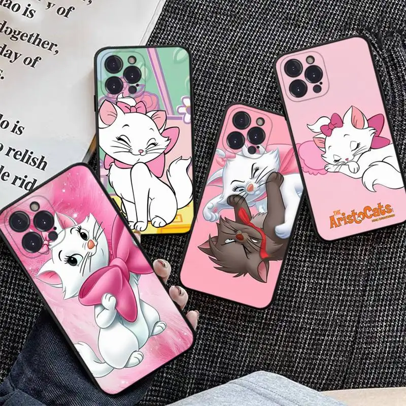 

Cute cat Phone Case Silicone Soft for iphone 14 13 12 11 Pro Mini XS MAX 8 7 6 Plus X XS XR Cover