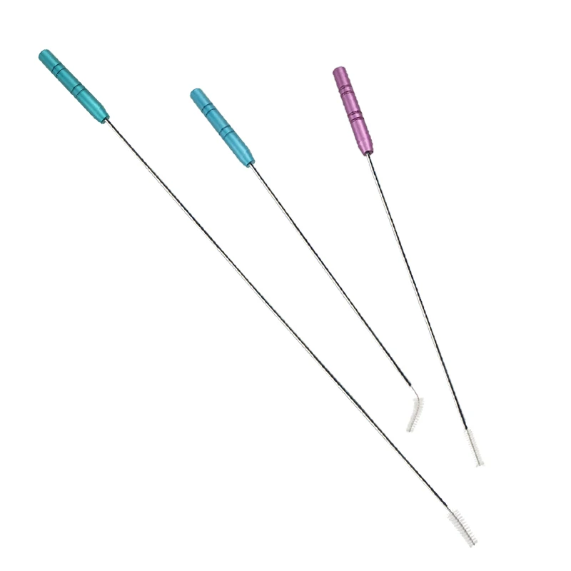 Набор щеток для очистки канюль для липосакции и извлечения стволовых клеток жира (3 шт.) - 195 мм / 200 мм / 370 мм.