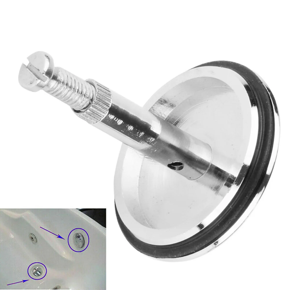 

Parts Bathtub Stopper Useful Accessories Drain Lightweight Plug Silver Sinks Tool Valve 43mm Bath Tubs Durable