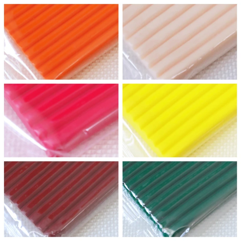 

500g Soft Polymer Clay Environmentally Friendly Shaping Materials Students and Children DIY Craft Toys