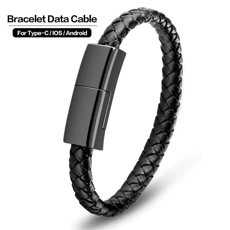 

Кабель usb-c Micro USB, для iPhone 13, 12 Pro, Samsung S21, S20, xiaomi, браслет, для зарядки и передачи данных