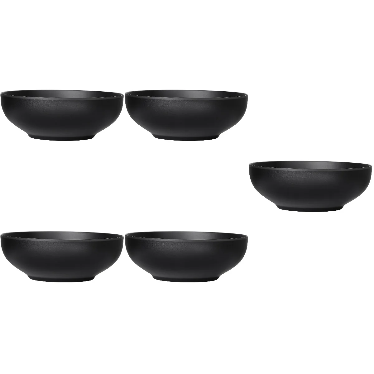 

5 Pack Food Containers Melamine Tableware Japanese Style Bowl Soup Stackable Serving