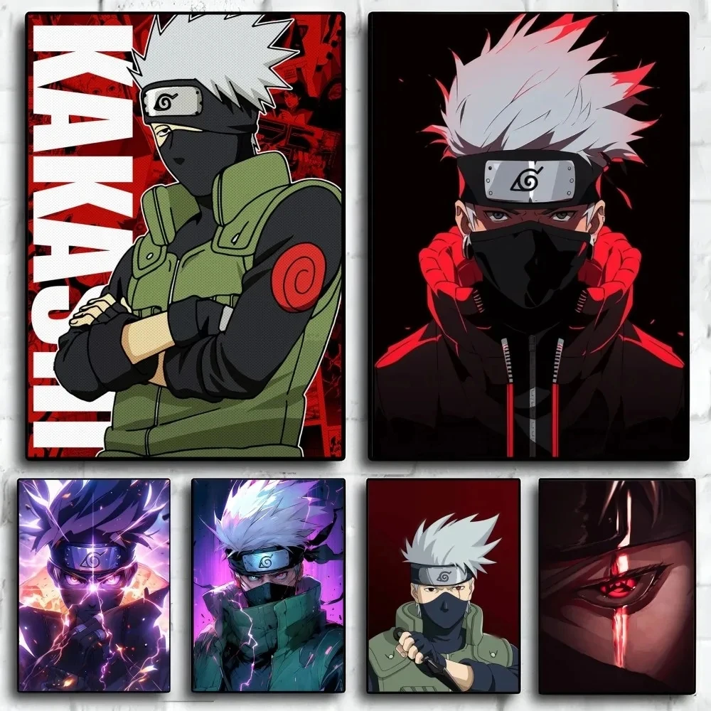 Картина из искусственной бумаги с принтом аниме N-Naruto Hatake для дома гостиной