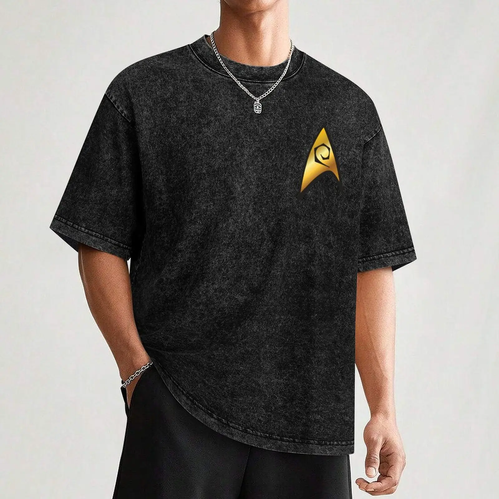 Star Trek: футболка с винтажным инженерным значком оригинальной серии простые