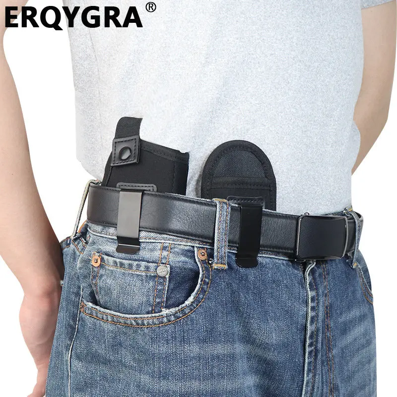 

Hunting Universal Tactical Holsters Suit Concealed Carry Belt Metal Clip IWB Molle Pouches System Accessories Waist Bag Outdoor