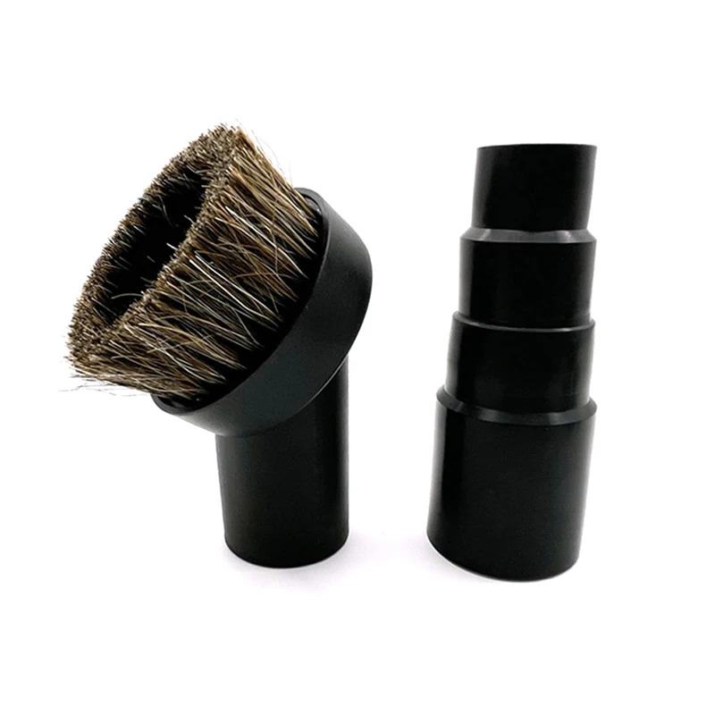 New 32mm To 35mm Home Horse Hair Dusting Brush Dust Clean Tool Attachment Vacuum Cleaner Round Cleaning Brushes