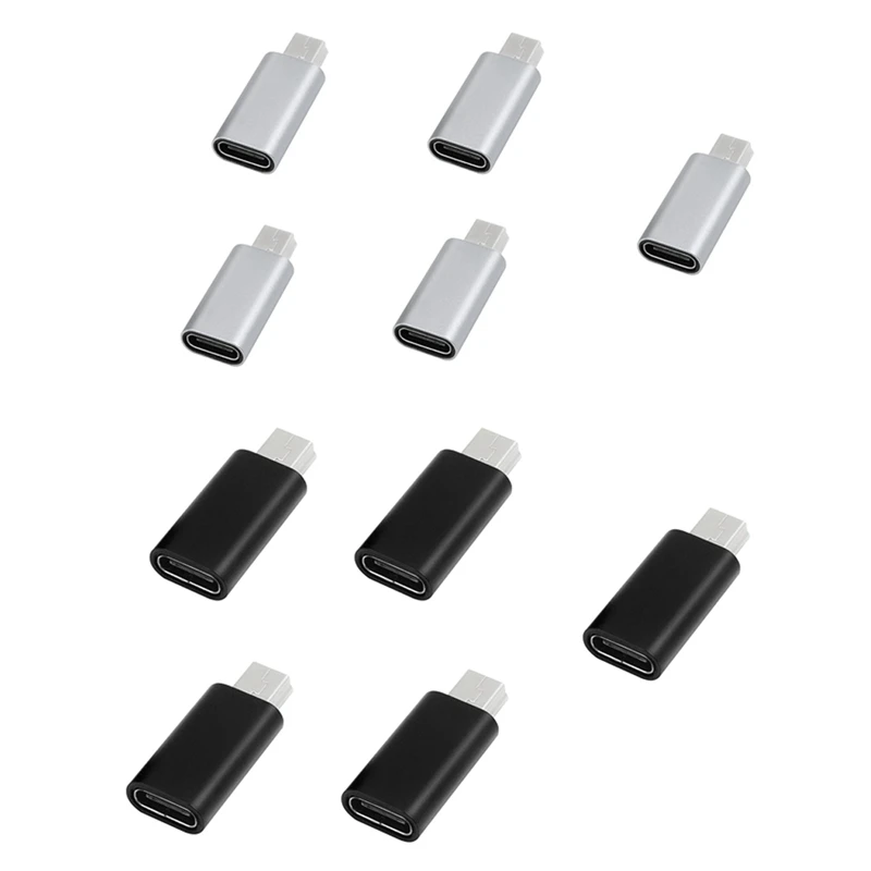 

Розничная продажа, 5 шт. Переходник USB C на Mini USB 2,0, переходник Type C мама-Mini USB папа, переходник для mp3-плееров, видеорегистраторов