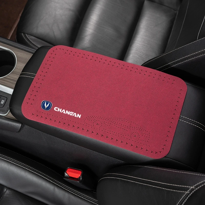 

Чехлы для центральной консоли автомобиля, мягкий подлокотник, коврик, аксессуары для Changan Cs95 2020 Cx70 Cs55 Filter Cs85 2022 Cs35 Cs75 Plus 2
