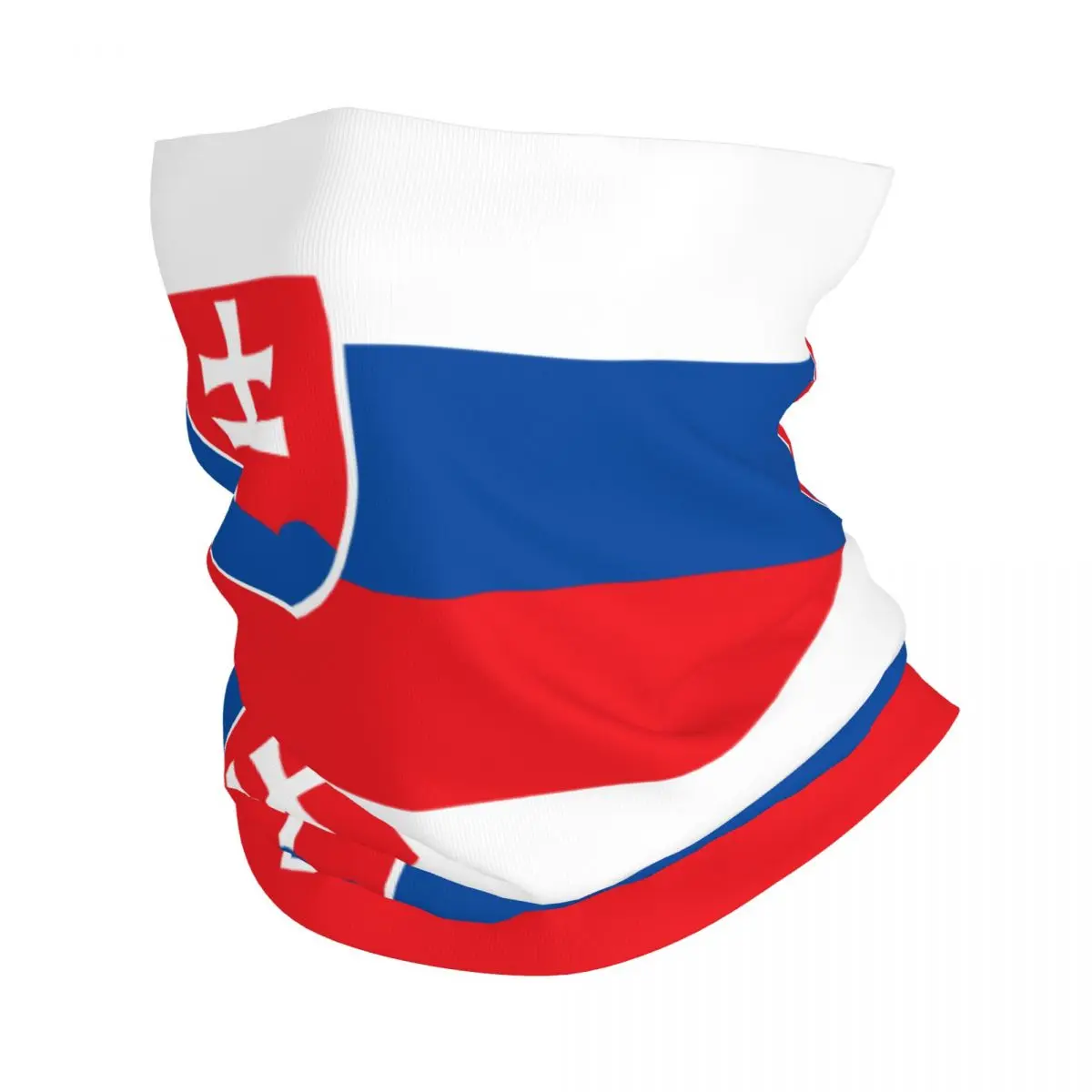 

Slovakia Flag Bandana Neck Gaiter Printed Magic Scarf Multifunctional Headwear Running for Men Women Adult Washable
