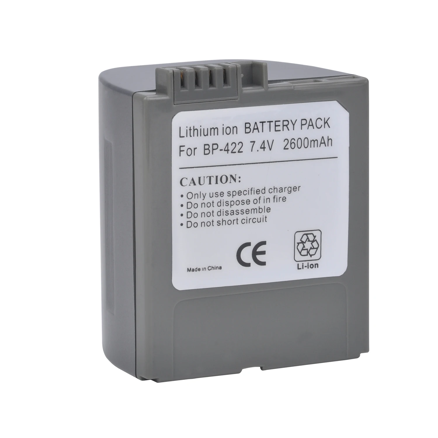 Аккумуляторная батарея для Фотоаппарата Canon BP-422, BP-412, BP-406, ELURA 10,ELURA 2,ELURA 20MC,ELURA 2MC,OPTURA 300