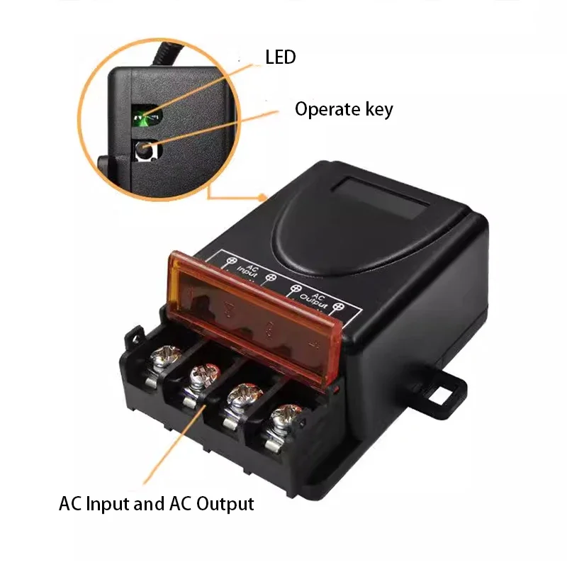 Беспроводной пульт дистанционного управления переменного тока 110 В 220 230 433 МГц 30 А