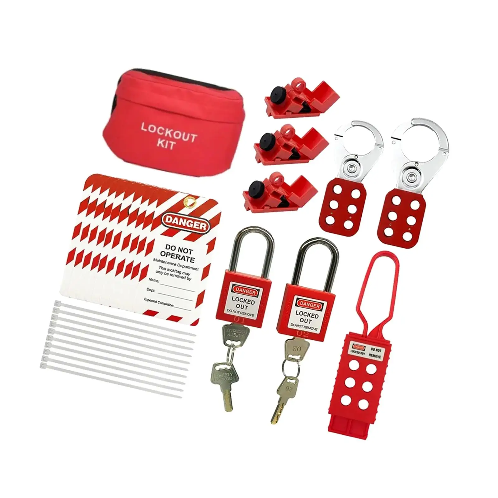 

29 шт. набор электрических блокировочных замков, универсальный автоматический выключатель для блокировочных станций, переключатель источника питания для трубопровода