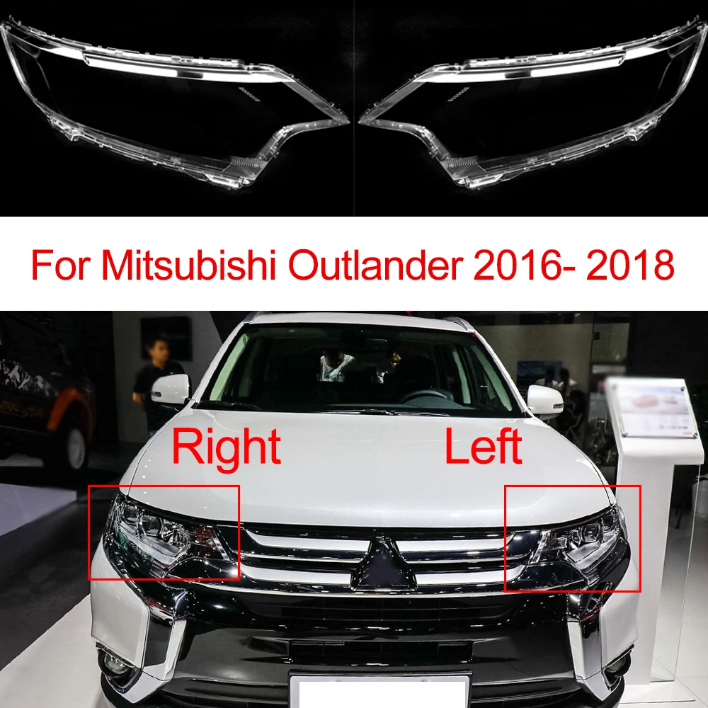 

Прозрачный Абажур для автомобильных фар Mitsubishi Outlander 2016 2017 2018