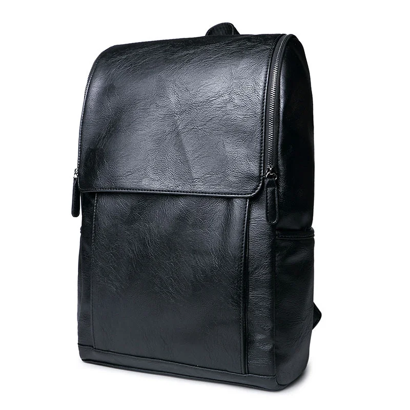 

Корейский мужской рюкзак из ПУ кожи 2022, Мужская модная школьная сумка для учеников младшей и средней школы, Повседневная дорожная сумка, мод...