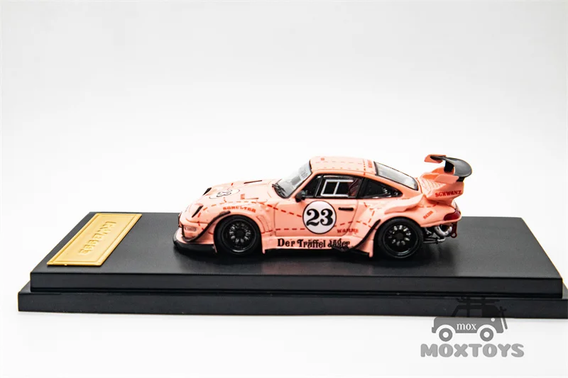 Модель звезды 1:64 Rauh-Welt RWB993 GT Pink Pig (Der Truffel Jager) limitd999 Литая под давлением модель