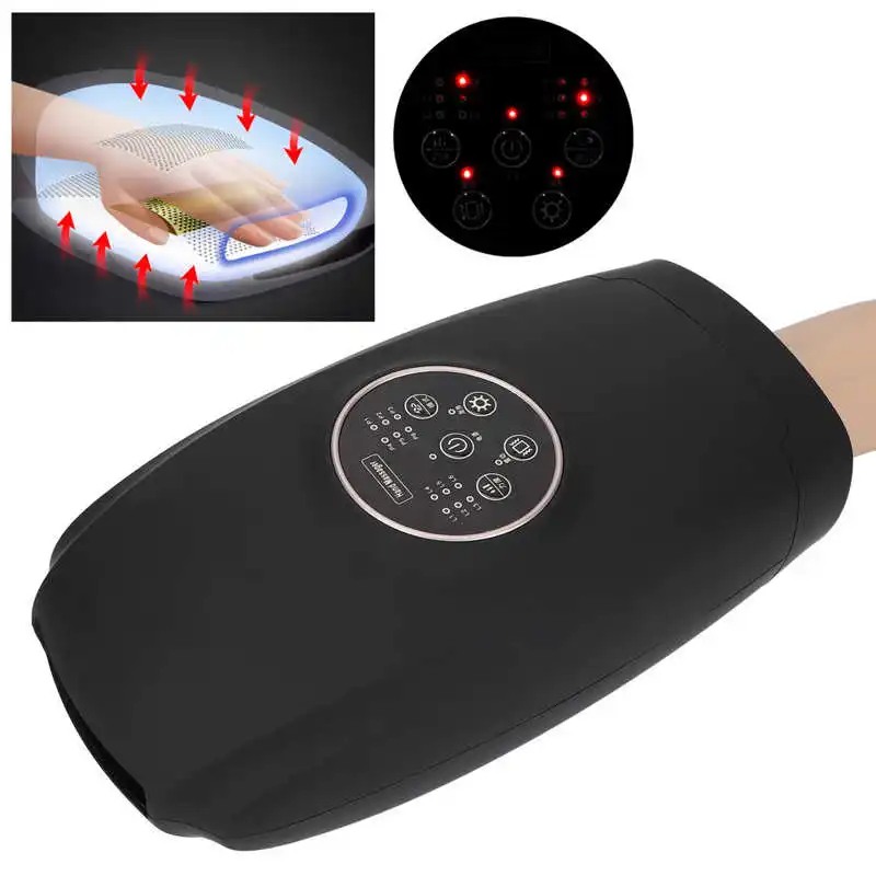 

Electric Hand Massager Relief Finger Joint Pain Finger Numbness Hands Air Pressure Massage Machine Hand Massager with Heat
