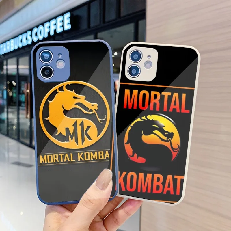 

Чехол для телефона Mortal Kombat для IPhone 14, 13, 12, 11 Pro Max, X, XR, XS, 8, 7 Plus, цветной чехол из жидкого стекла