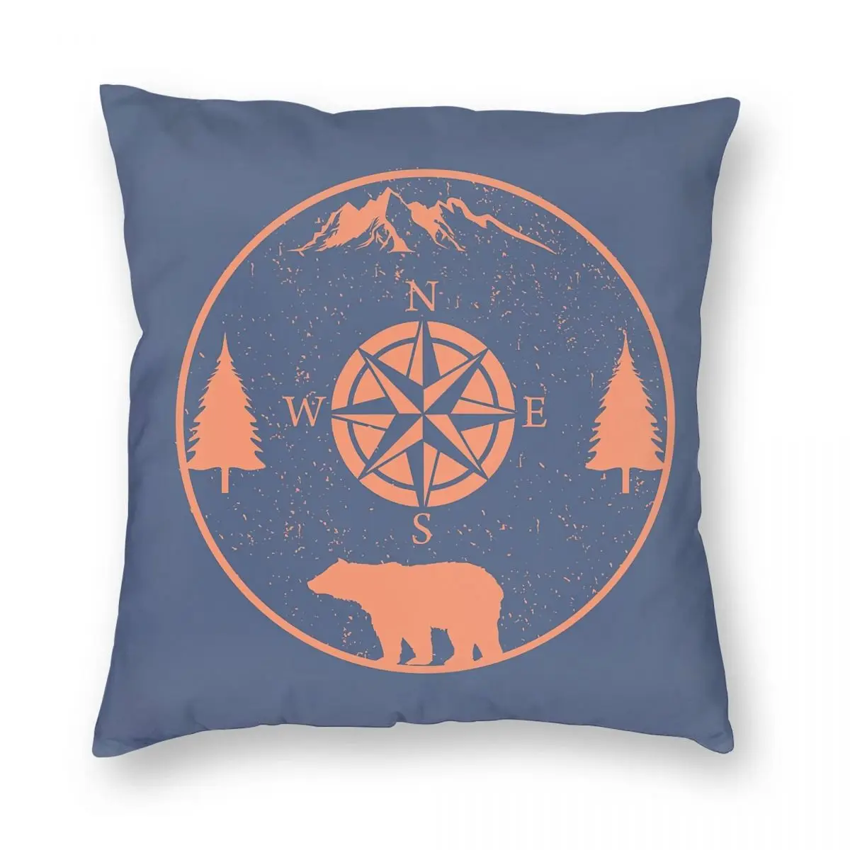 

Compass Throw Pillow Cushion Decorative Pillows Polyester Pillowcase Home Decoration for Sofa