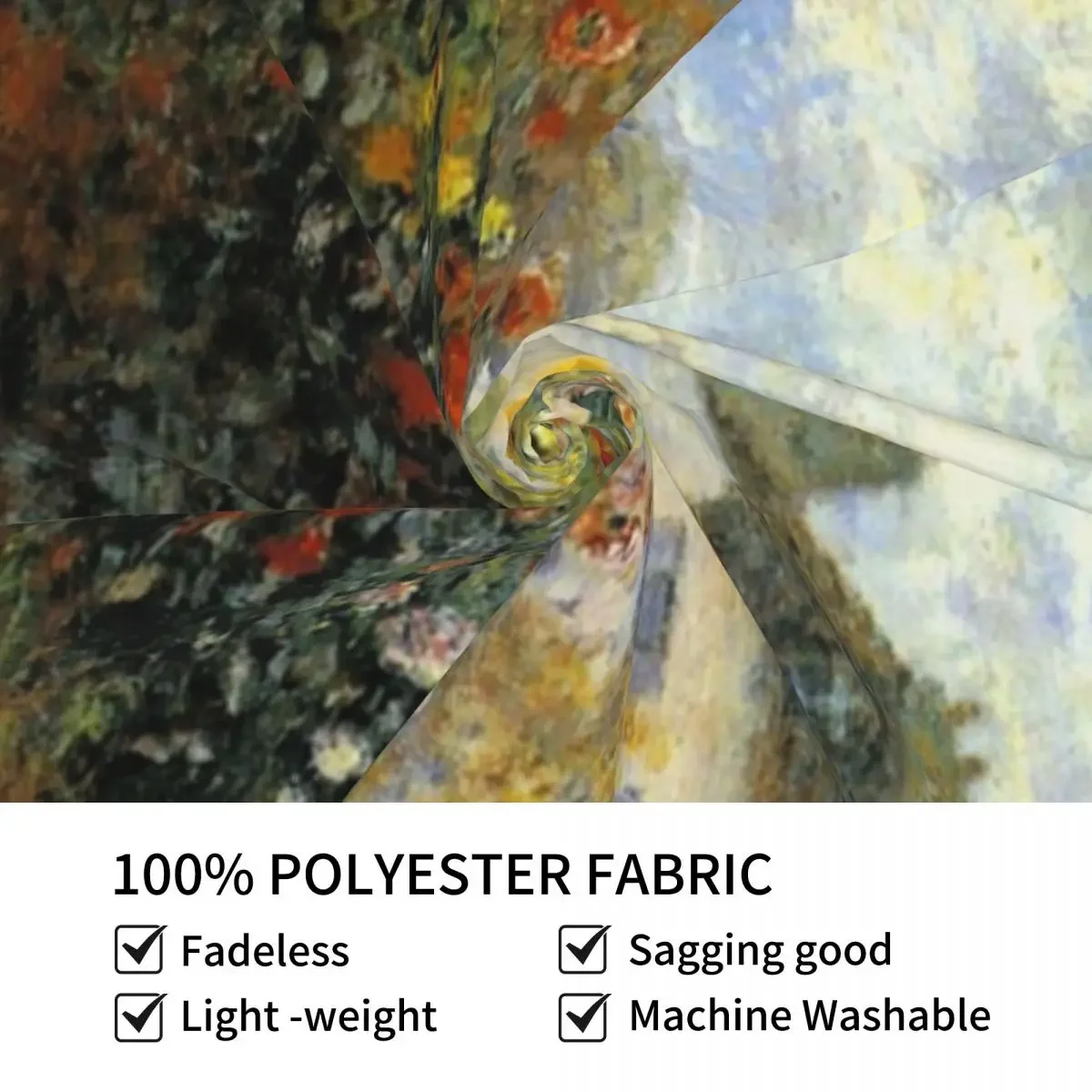 Claude Monet-The Garden At Argenteuil-Aca The Dahlias Гобелен Аксессуары для украшения дома Настенный