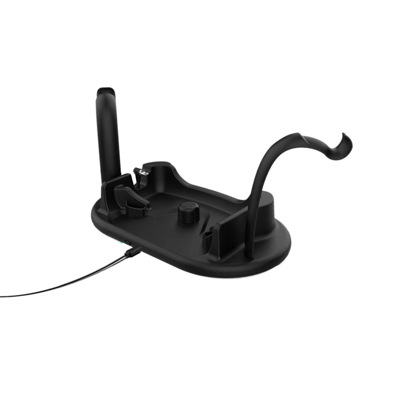 

VR Headset And Contact Controllers Display Stand, Helmet & Handle Holder Mount Station For Oculus Quest 2 (Black)