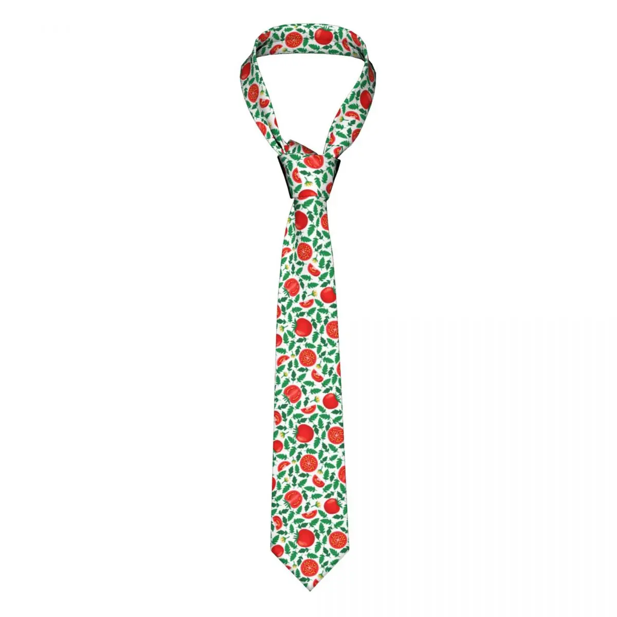 

Classic Tie for Men Silk Mens Neckties for Wedding Party Business Adult Neck Tie Casual Sliced Tomatoes Leaves Tie