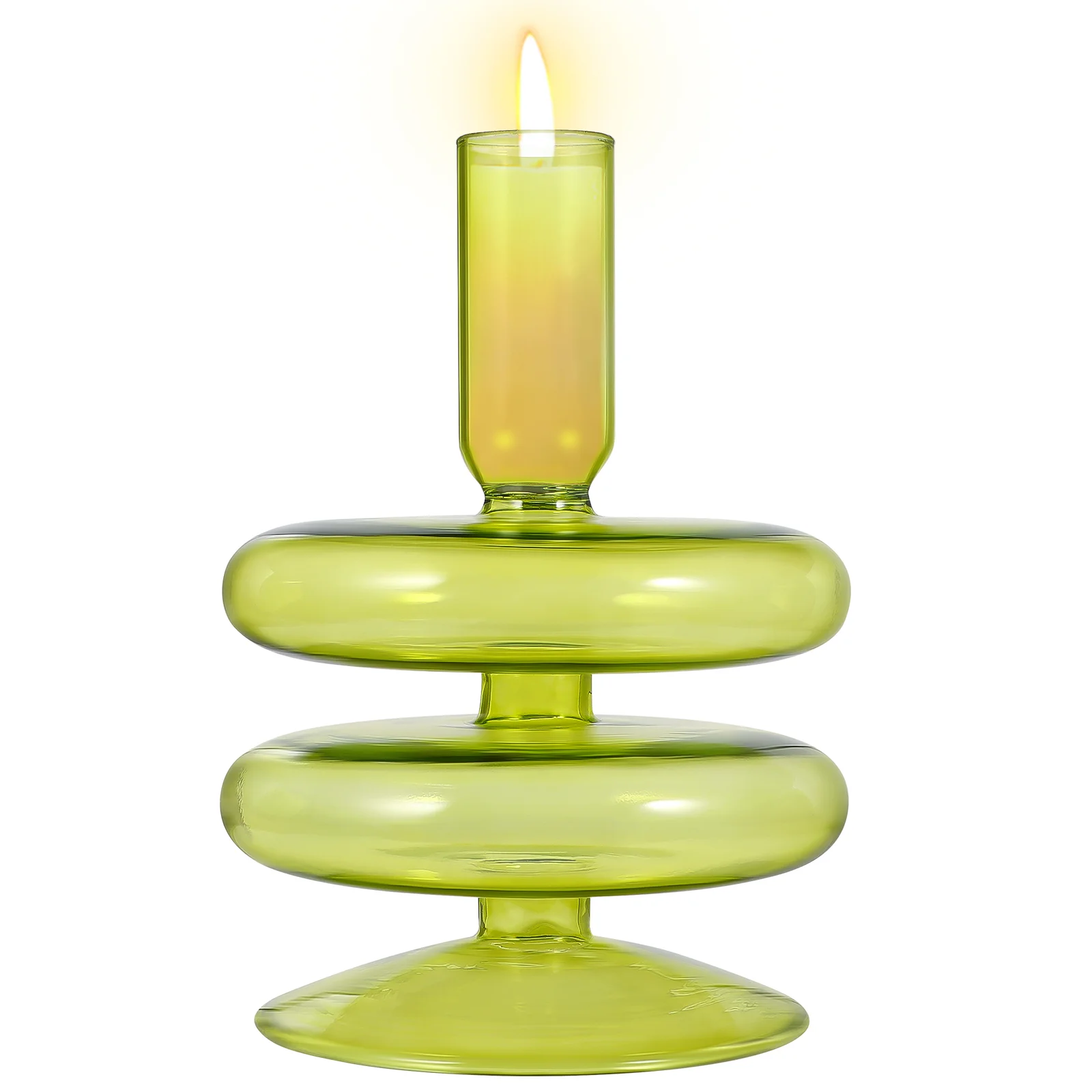 

Glass Holder Table Decor Holders Pillar Candles Stands Home Decoration Banquet Desk Topper Multicolor Tealight