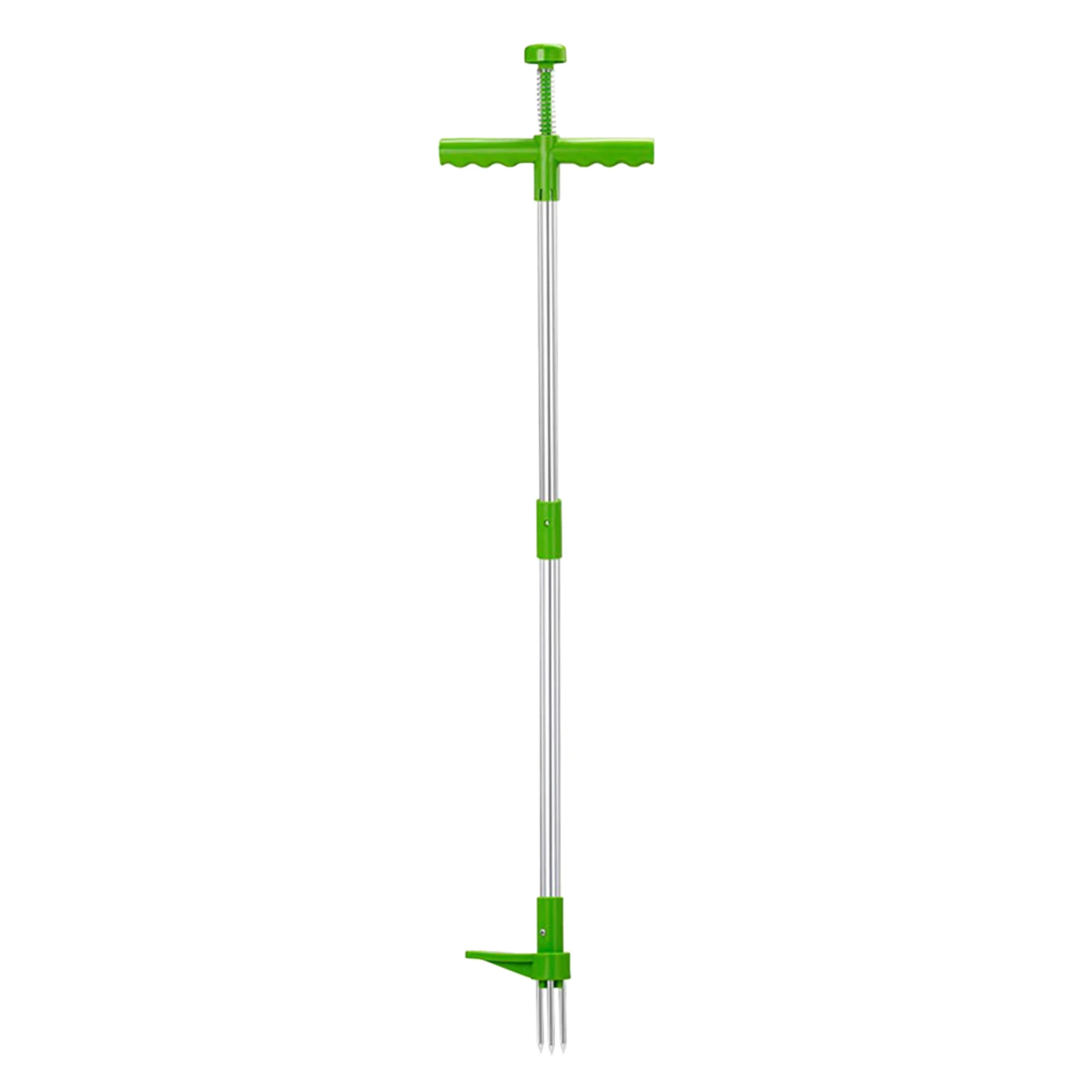 

Portable Hand Tools Weed Puller 40inch Long Garden Lawn High Strength Ergonomic With 3 Claws Manual Root Removal Aluminum Pole