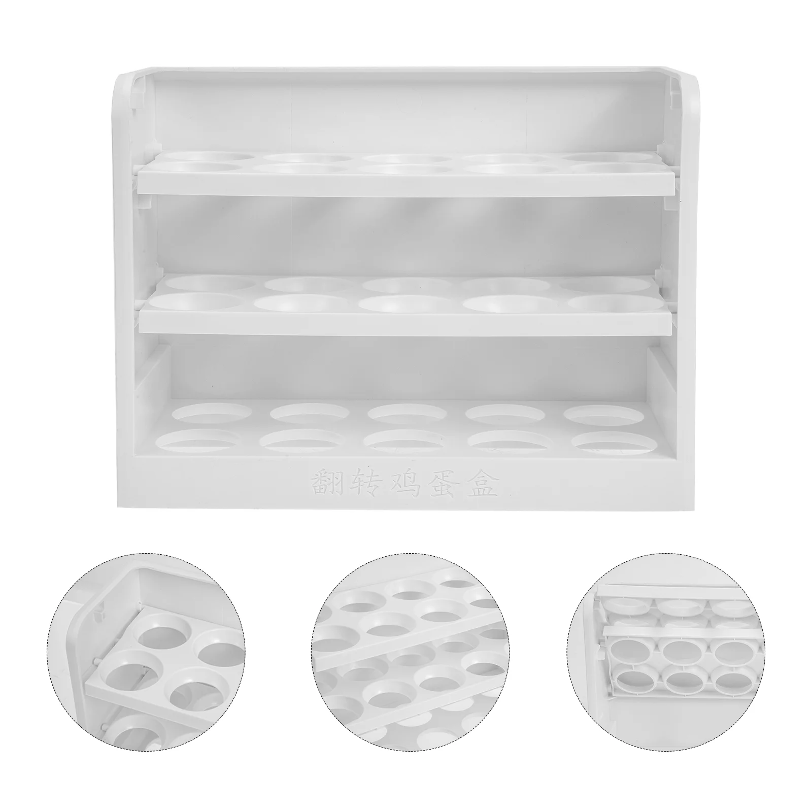 

Tray Plastic Egg Preservation Tray Egg Fresh-keeping Container Multi-compartment Egg Box Egg Storage Holder for Gift