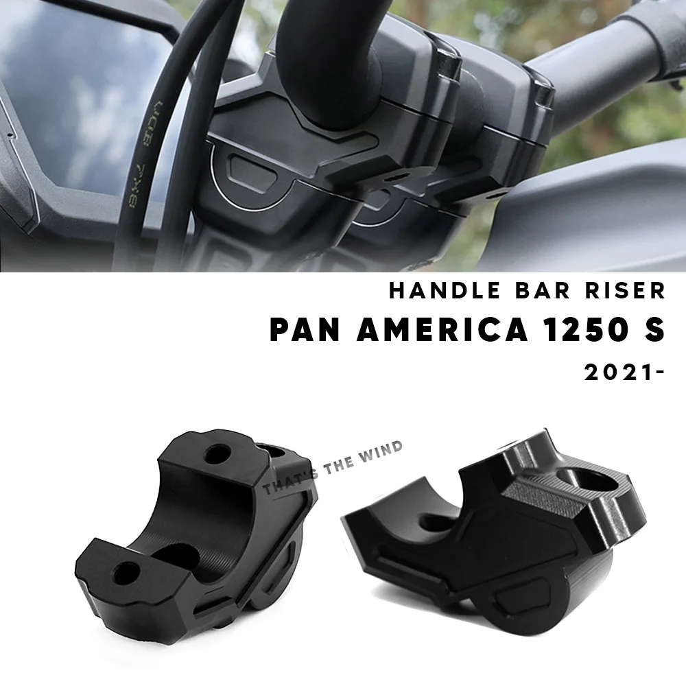 

For Pan America 1250 S PanAmerica PA1250 PA 1250S Handle Bar Riser Clamp Extend Handlebar Adapter Mount