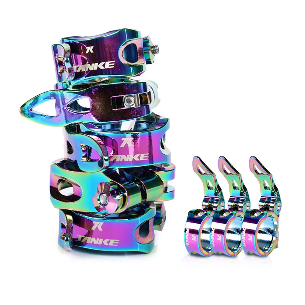 

1Pcs Aluminum Alloy Seatpost Clamp Bike Color Ultra Light Aluminum Quick Release Seatpost Clamp Mountain Bike Parts Accessories