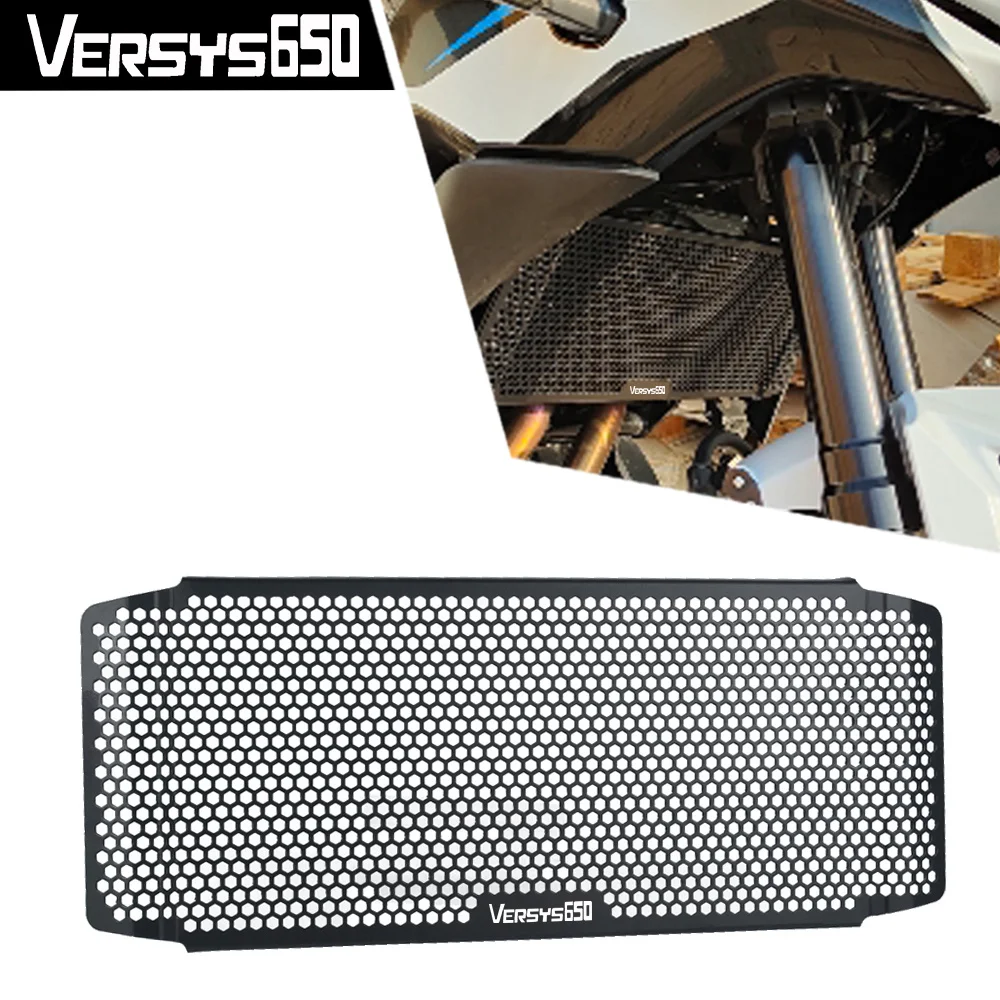 

Motorcycle Accessories VERSYS650 Radiator Grille Guard Protector Cover For Kawasaki Versys650 2015 2016 2017 2018 2019 2020 2021
