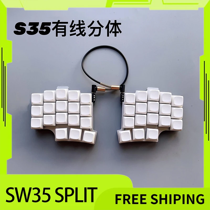 SW35 Разделенная механическая клавиатура 36-клавишная с возможностью горячей