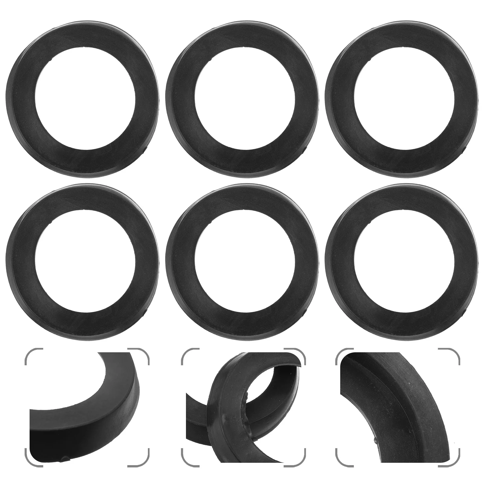 

6 шт., уплотнительная чашка для водяного насоса, универсальная чашка для кувшина, уплотнительная чашка для замены