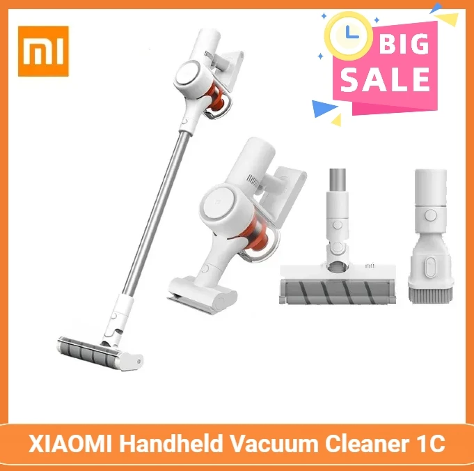 

Xiaomi Mijia Handheld Vacuum Cleaner 1C Home Car Household Car Wireless Sweeping 20000Pa Cyclone Suction Multifunctional Brush