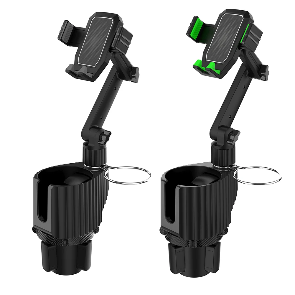 

Universal 3-in-1 Car Cup Holder Multifunction 360 Degree Adjustable Cellphone Mount Stand for Mobile Phone GPS Clip Cradle