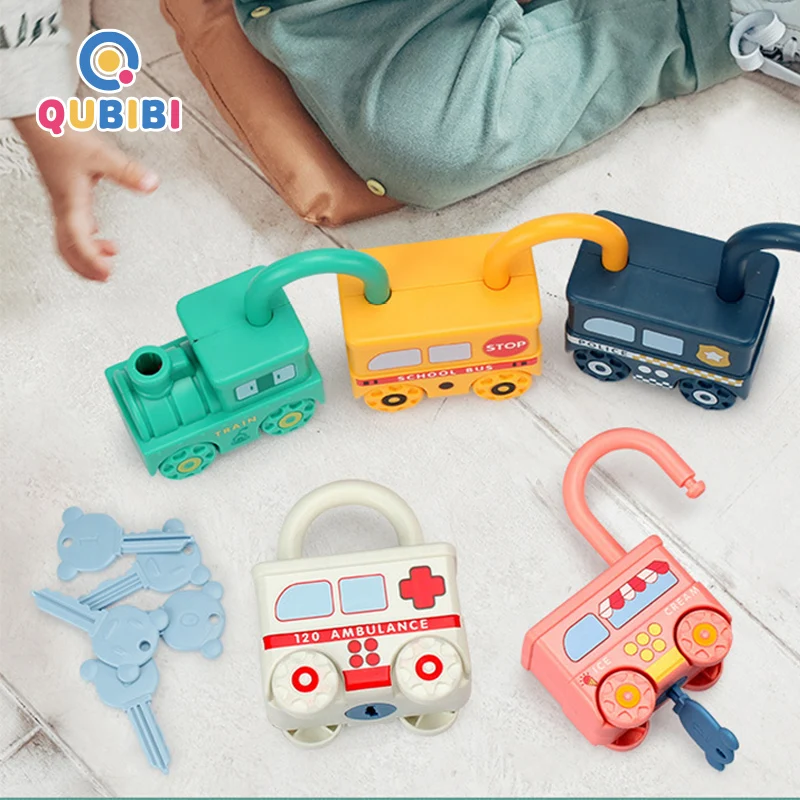 

Numbers Matching & Counting Learning Locks With Keys Montessori Educational Math Toys Materials for Toddler Preschool Games Gift