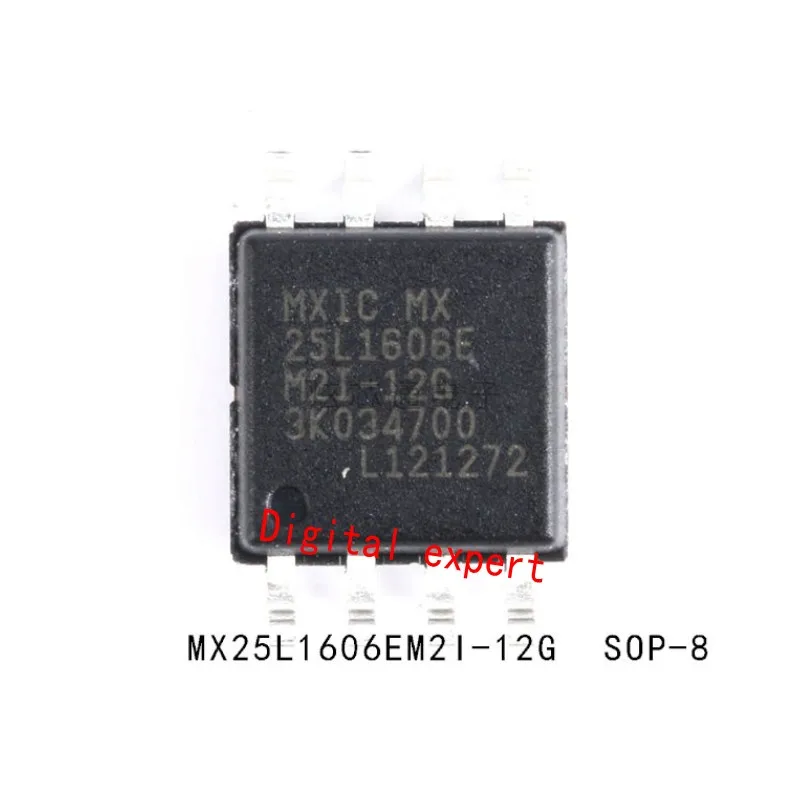 

20 шт MX25L1606EM2I-12G 25L1606EM2I-12G MX25L1606EM2I MX25L1606E MX25L1606 25L1606E Sop-8 Nieuwe оригинал