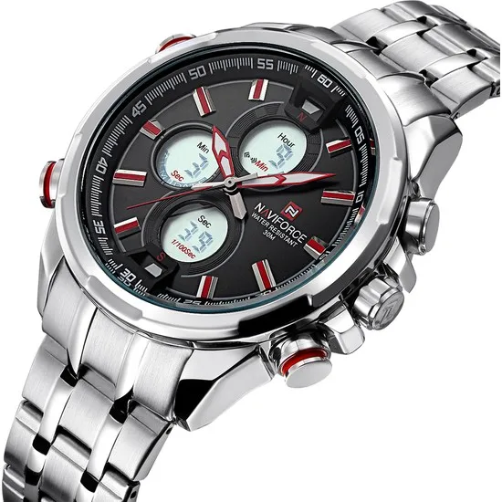 Лидирующий бренд мужские часы NAVIFORCE модные роскошные кварцевые военные с