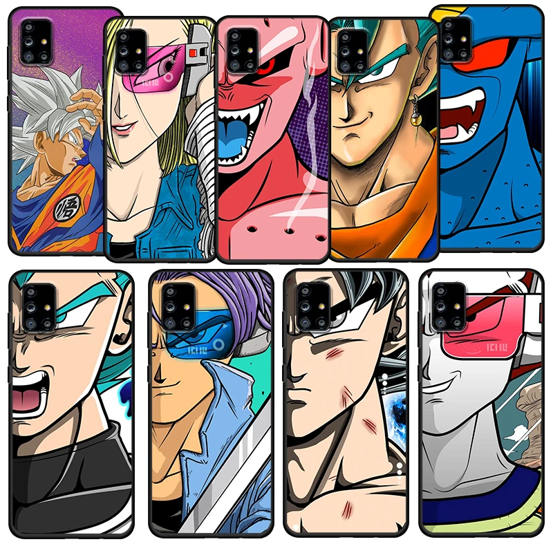 

Dragon Ball Cool Anime For Samsung Galaxy A72 A71 A52 A51 A73 A53 A32 A12 A21S 5G Soft TPU Silicone Phone Case Funda Coque Capa
