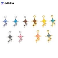 15pcslot enamel star charms for jewelry making women earrings bracelets pendants necklaces supplies diy handmade accessories