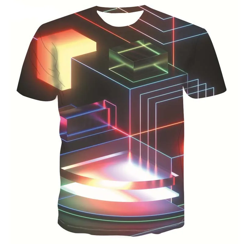 

Футболка Мужская/женская оверсайз с психоделическим 3D-принтом