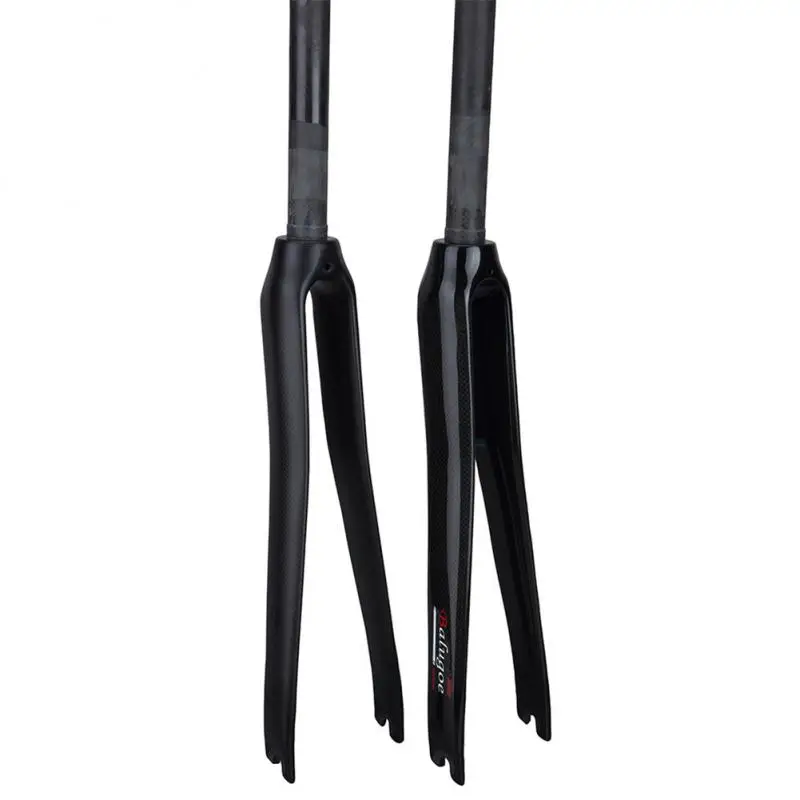Передняя вилка для велосипеда MTB жесткая из углеродного волокна горная передняя